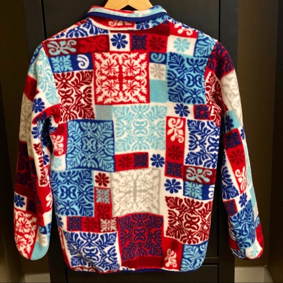 SOLD- Patagonia Synchilla Patchwork T Snap Pullover XS - Picture 5 of 6